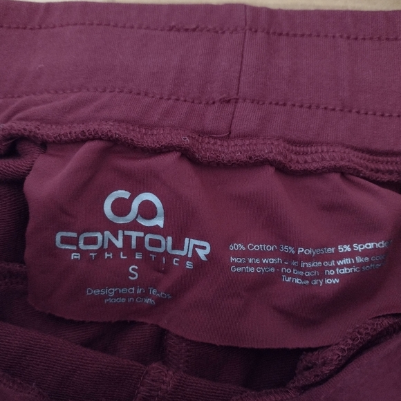 Contour Athletics Pants & Jumpsuits Contour Athletics Burgundy Luxe